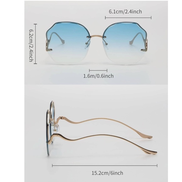 Bug Eye Large Colored Lens Sunnies Sunglasses - Picture 8 of 10